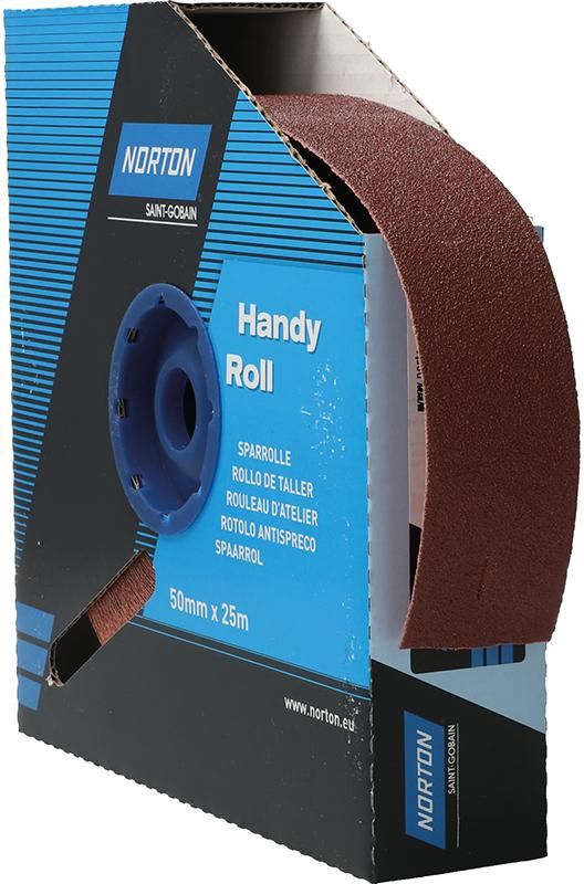 Produktbild Norton Clipper Schleifgewebe Sparrolle R222 50 mm x 25 Meter P 50