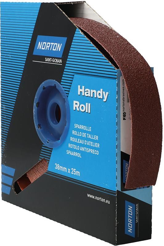 Produktbild Norton Clipper Schleifgewebe Sparrolle R222 38 mm x 25 Meter P 40
