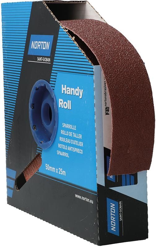 Produktbild Norton Clipper Schleifgewebe Sparrolle R222 50 mm x 25 Meter P 40