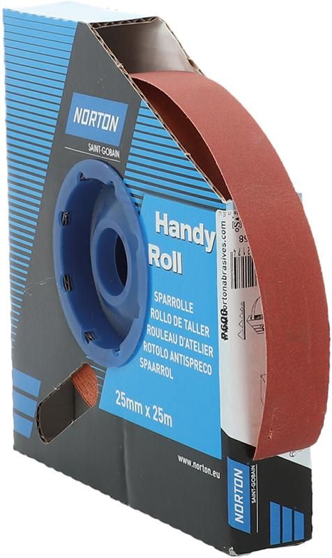Produktbild Norton Clipper Schleifgewebe Sparrolle R222 25 mm x 25 Meter P 600