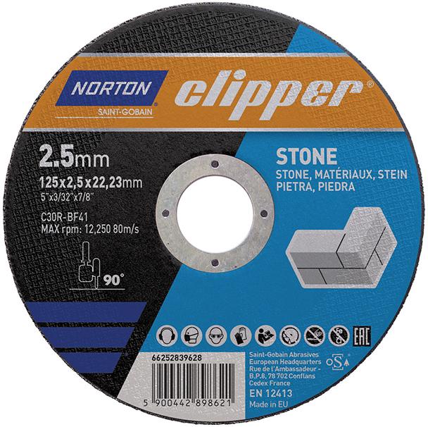 Produktbild Norton Clipper Trennscheibe Stein C30R 125x2.5x22.23 mm