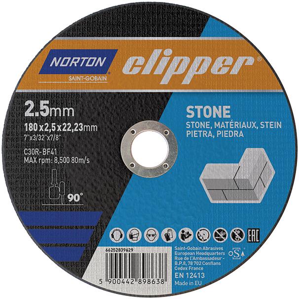 Produktbild Norton Clipper Trennscheibe Stein C30R 180x2.5x22.23 mm