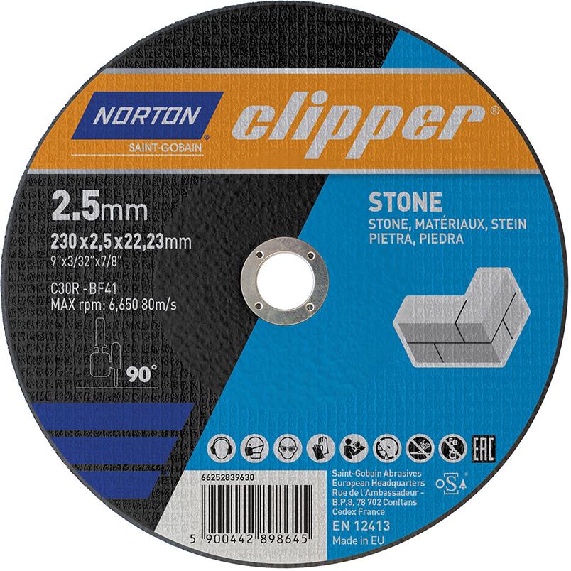 Produktbild Norton Clipper Trennscheibe Stein C30R 230x2.5x22.23 mm