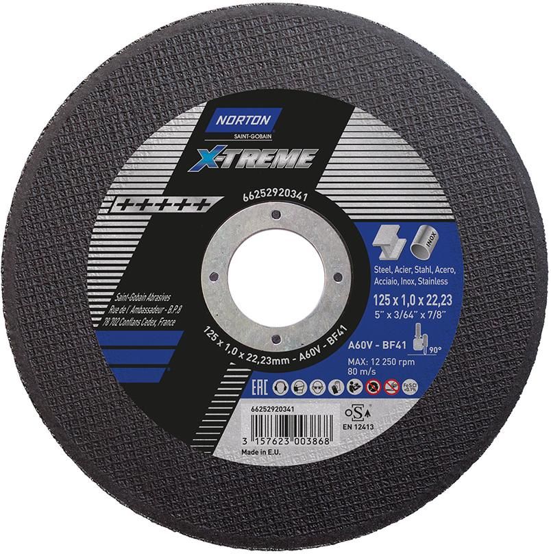 Produktbild Norton Clipper Schruppscheibe X-Treme 125 x 1,0 mm T41