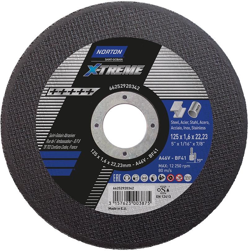 Produktbild Norton Clipper Schruppscheibe X-Treme 125 x 1,6 mm T41