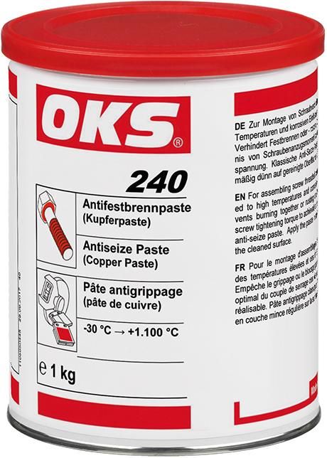 Produktbild OKS Antifestbrennpaste 241 Kupferpaste Dose mit 1 kg