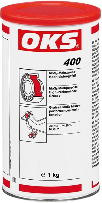 Produktbild OKS Mehrzweck Hochleistungsfett 400 MoS2 Dose mit 1 kg