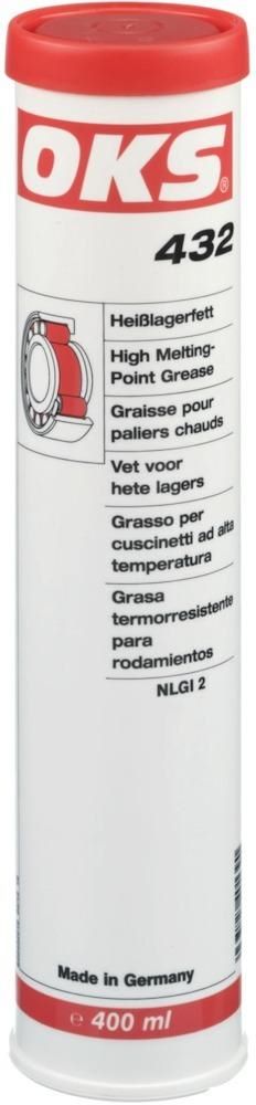 Produktbild OKS Heißlagerfett 432 Kartusche mit 400 ml