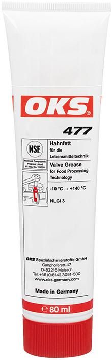 Produktbild OKS Hahnfett 477 farblos für Lebensmitteltechnik Tube mit 100 ml