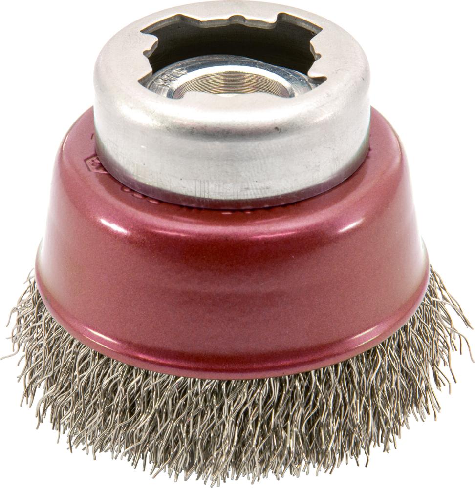 Produktbild Osborn Topfbürste X-Lock Stahl 75 mm gewellt