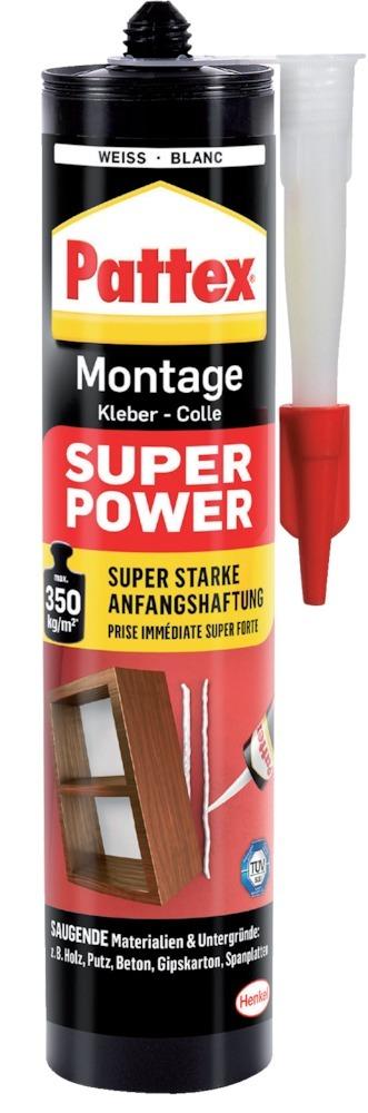 Produktbild Pattex Montagekleber Super Power 370g weiß