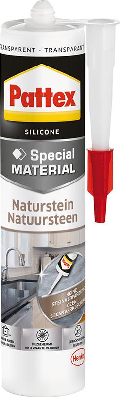 Produktbild Pattex Naturstein Spezial Silikon300 ml transparent