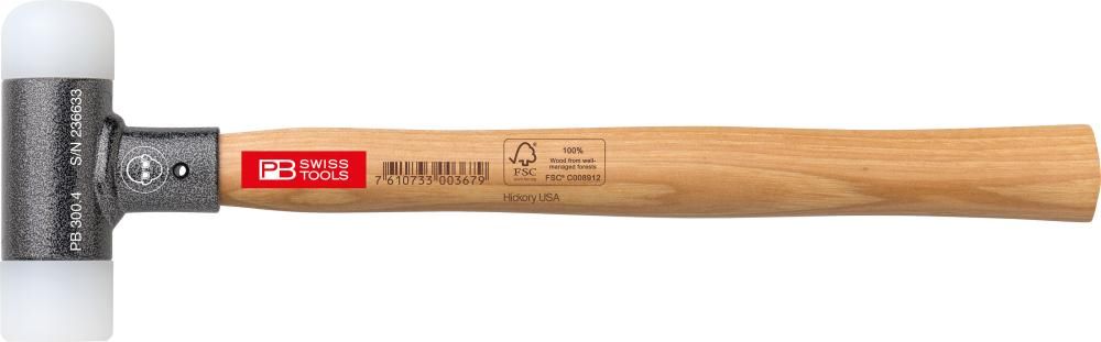 Produktbild PB Swiss Tools Schonhammer PB 300 mit Holzstiel 60 mm