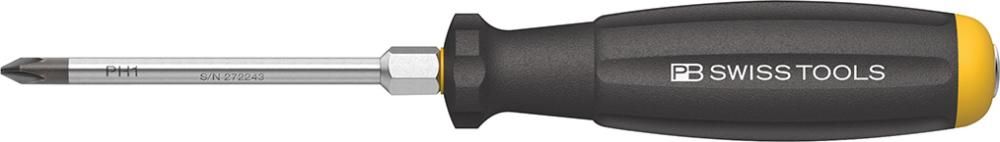 Produktbild PB Swiss Tools Schraubendreher für Kreuzschlitz 8193 D PH1 x 80 mm Schlagkappe