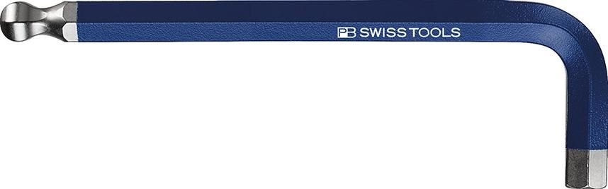 Produktbild PB Swiss Tools Winkelschraubendreher für 6-kant mit Kugelkopf mit Farbcodierung SW 10,0 mm