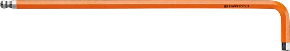 Produktbild PB Swiss Tools Winkelschraubendreher für 6-kant mit Kugelkopf mit Farbcodierung SW 5,0 mm lang