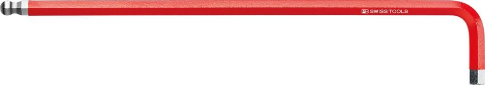 Produktbild PB Swiss Tools Winkelschraubendreher für 6-kant mit Kugelkopf mit Farbcodierung SW 6,0 mm lang