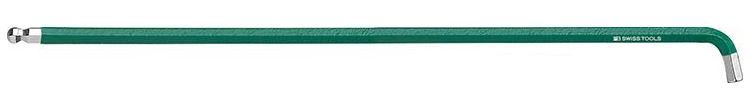 Produktbild PB Swiss Tools Winkelschraubendreher für 6-kant Kugelkopf und verkürztem Schenkel lang SW 2 mm