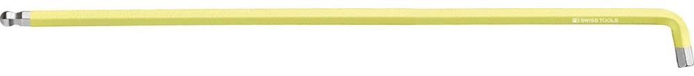 Produktbild PB Swiss Tools Winkelschraubendreher für 6-kant verkürztem Schenkel und Farbcodierung SW 3,0 mm