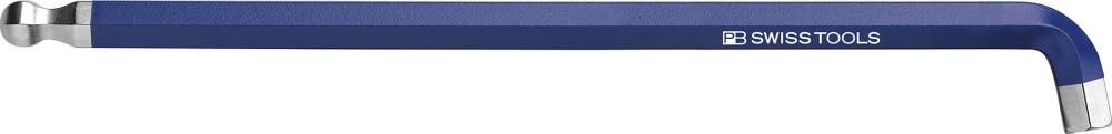Produktbild PB Swiss Tools Winkelschraubendreher für 6-kant Kugelkopf und verkürztem Schenkel lang SW 10 mm