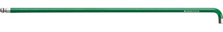 Produktbild PB Swiss Tools Winkelschraubendreher für 6-kant Kugelkopf mit Farbcodierung lang SW 2 mm