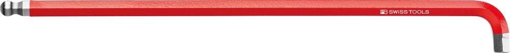 Produktbild PB Swiss Tools Winkelschraubendreher für 6-kant mit Kugelkopf mit Farbcodierung lang SW 6 mm