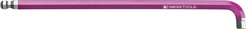Produktbild PB Swiss Tools Winkelschraubendreher für 6-kant mit Kugelkopf mit Farbcodierung SW 8,0 mm