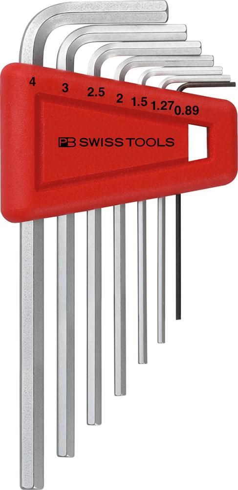 Produktbild PB Swiss Tools Winkelschraubendreher-Satz für 6-kant Satz 7-teilig 0,89 - 4 mm