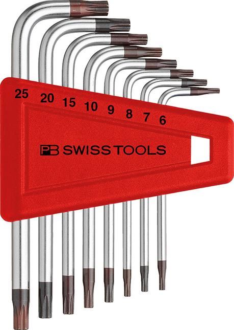 Produktbild PB Swiss Tools Winkelschraubendreher-Satz für TORX 8-teilig