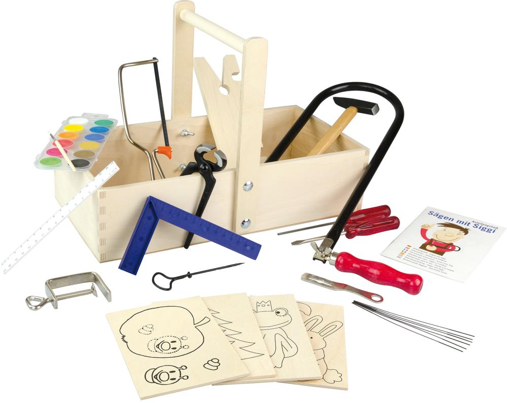 Produktbild Pebaro Laubsäge Schreinerkasten mit Stahlwerkzeugen