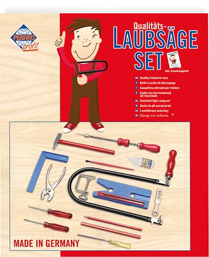 Produktbild Pebaro Laubsägeset im Buntkarton Modell 925P