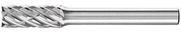 Produktbild Pferd Frässtift HM zylindrisch mit Stirnverzahnung ZYA-S 0616 STEEL 6 x 16 mm bild 1
