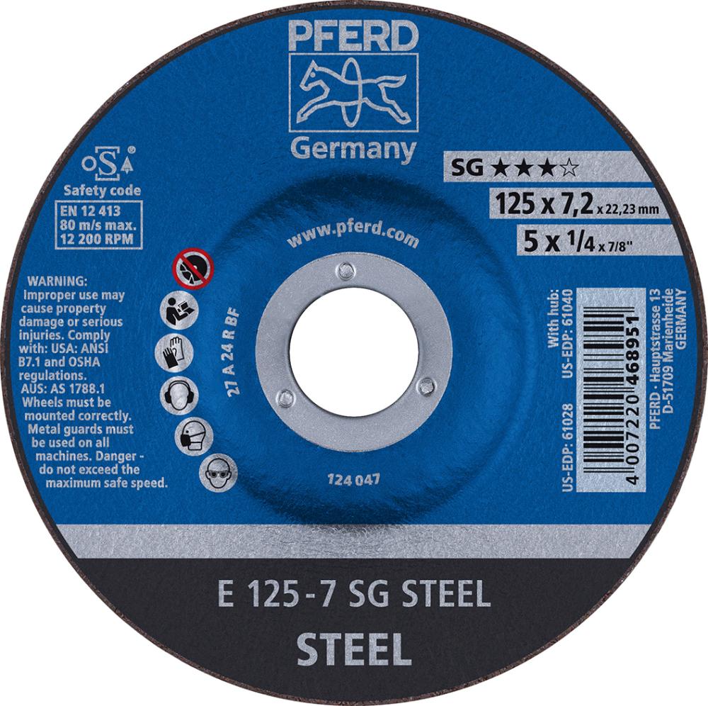 Produktbild Pferd Schruppscheibe gekröpft A24RSG 115x4 mm