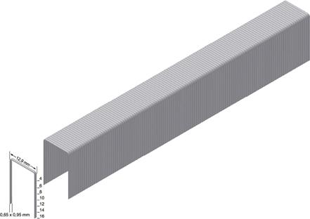 Produktbild PREBENA Heftklammer Typ A 10000 Stück A08CNK