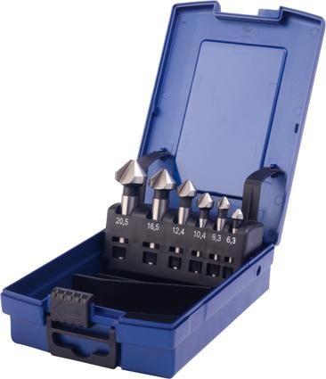 Produktbild PTG Kegelsenker Satz D335C HSS 90 Grad 6,3 bis 20,5 mm