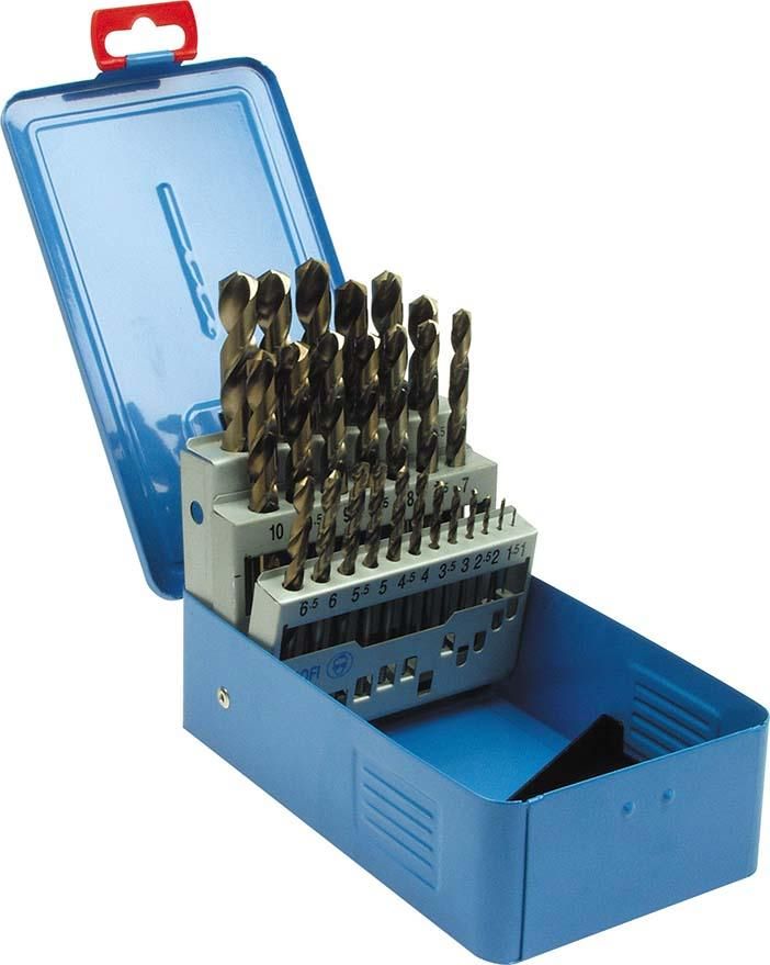 Produktbild PTG Spiralbohrer Satz D338N 1 bis 10 mm HSSCo 19 teilig