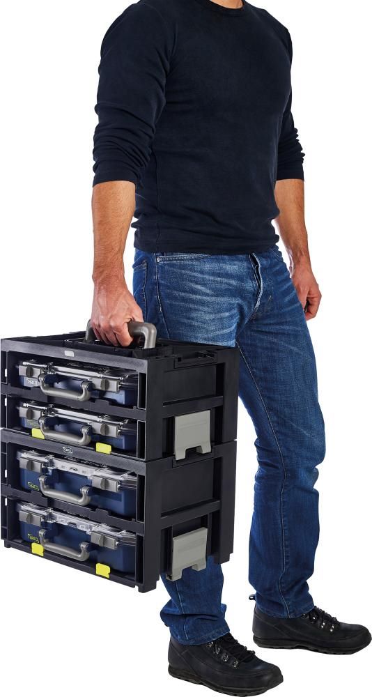 Produktbild Raaco Tragerahmen CarryMore 80x2 mit 2 CL 80 4x8-9 schwarz bild 2