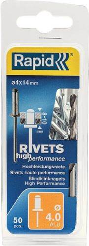 Produktbild Rapid Blindniete Universal 4,0 x 14 mm Pack mit 50 Stück