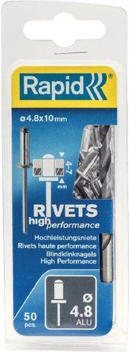 Produktbild Rapid Blindniete Universal 4,8 x 10 mm Pack mit 50 Stück