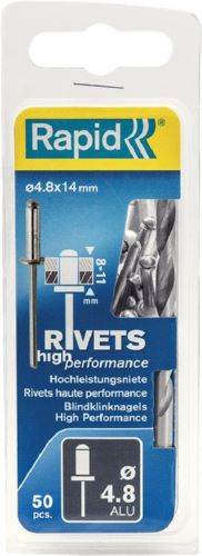 Produktbild Rapid Blindniete Universal 4,8 x 14 mm Pack mit 50 Stück
