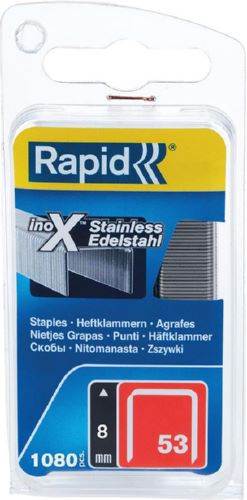 Produktbild Rapid Heftklammern Edelstahl Typ 53/8 Pack mit 1080 Stück