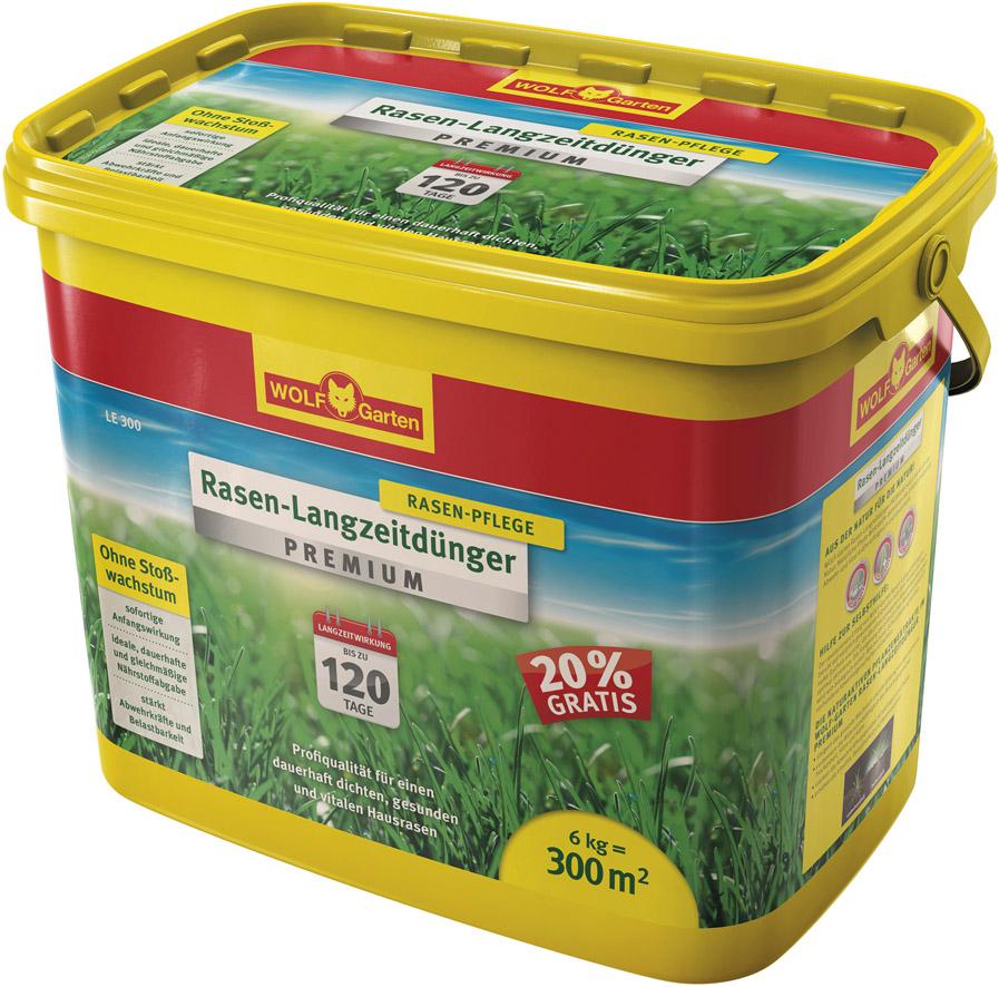 Produktbild Wolf Garten Rasen Lanzeitdünger 6kg LE 300 Premium