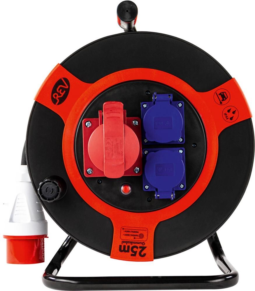 Produktbild REV CEE Kabeltrommel 25 meter 4-fach IP 44 H07RN-F