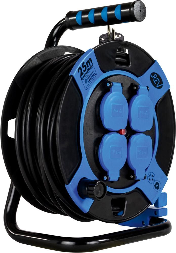 Produktbild REV Kabeltrommel kompakt 25 meter H05VV-F 3G1,5 Kunststoff bild 2