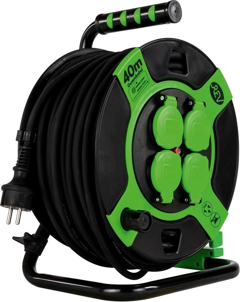 Produktbild REV Kabeltrommel 40 meter 4-fach IP 44 H05RR-F3G bild 2