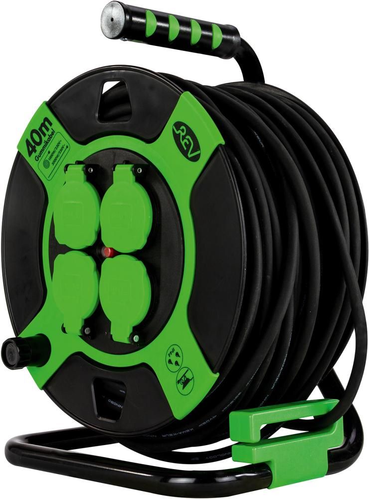 Produktbild REV Kabeltrommel 40 meter 4-fach IP 44 H05RR-F3G bild 3