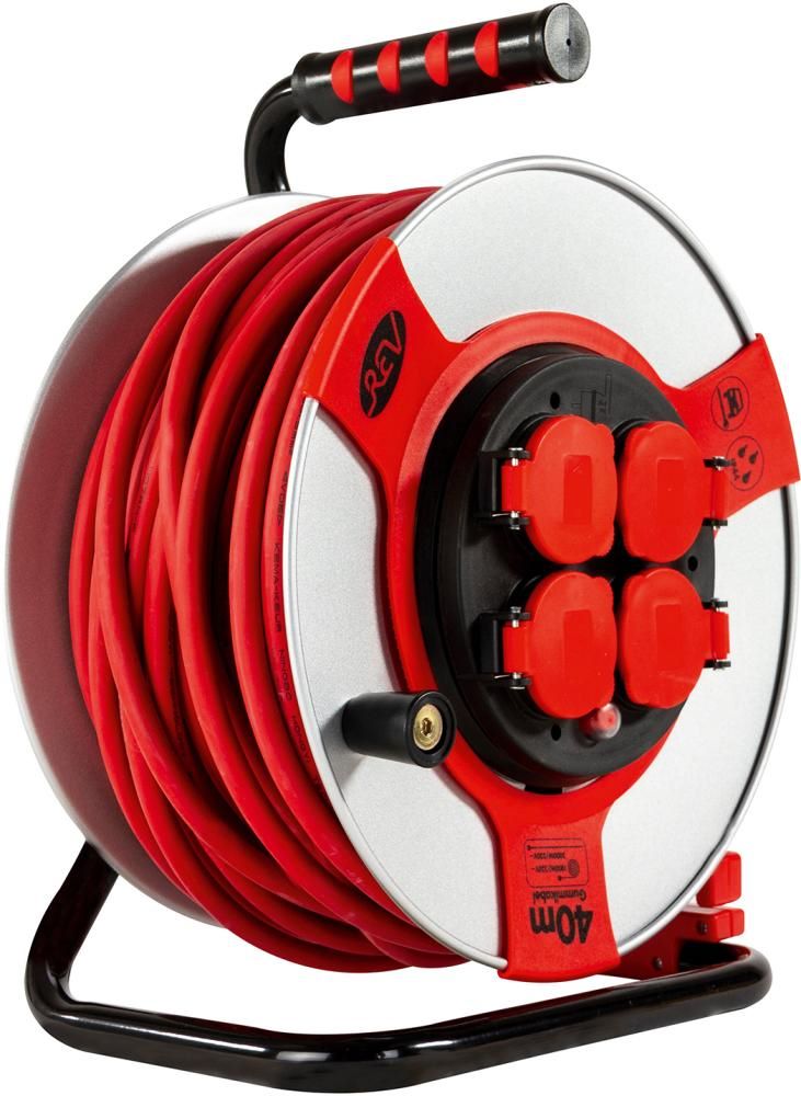 Produktbild REV Kabeltrommel 40 meter Stahl H07RN-F3G bild 2