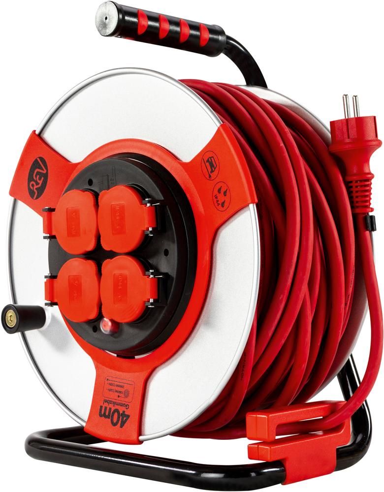 Produktbild REV Kabeltrommel 40 meter Stahl H07RN-F3G bild 3