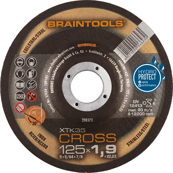 Produktbild RHODIUS Trennscheibe Schruppscheibe XTK35 125 x 1,9 mm gekröpft