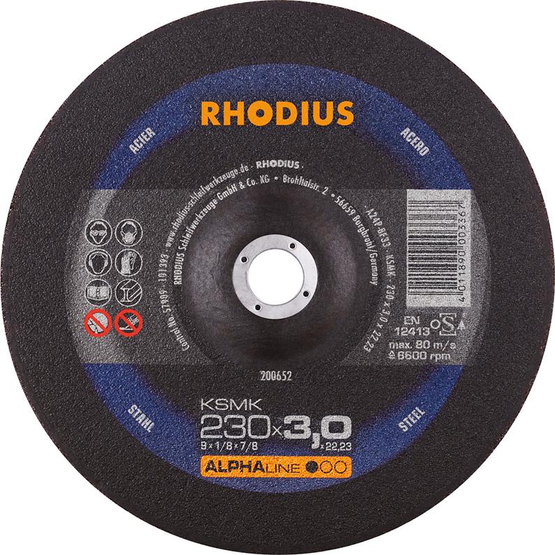 Produktbild RHODIUS Trennscheibe KSMK 230 x 3,0 mm gekröpft